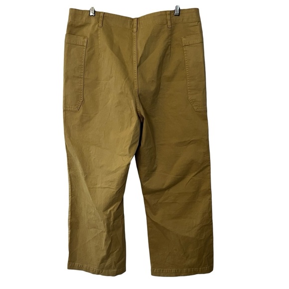 FRAME Oversized Pocket Utility Trousers 16 Neutral Relaxed plus size high rise - Picture 6 of 15